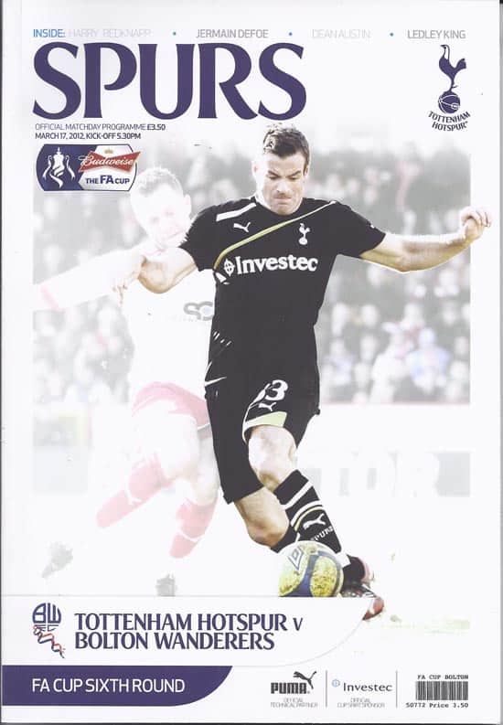 Tottenham Hotspur FC v Bolton Wanderers FC